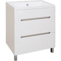 Тумба под раковину Runo Парма 75 00000001141 Белая