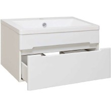 Тумба под раковину Runo Парма 75 00000001140 подвесная Белая