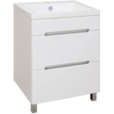 Тумба под раковину Runo Парма 60 00000001139 Белая