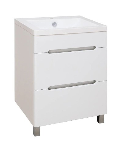 Тумба под раковину Runo Парма 60 00000001139 Белая