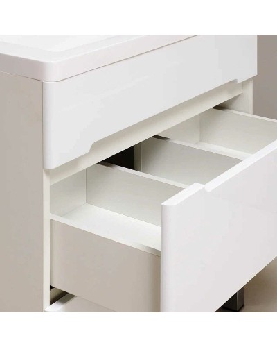 Тумба под раковину Runo Парма 60 00000001139 Белая