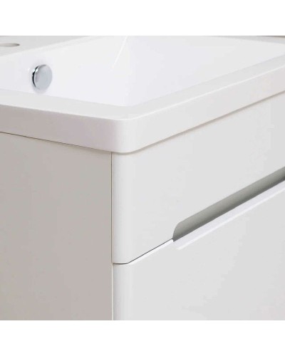 Тумба под раковину Runo Парма 60 00000001139 Белая