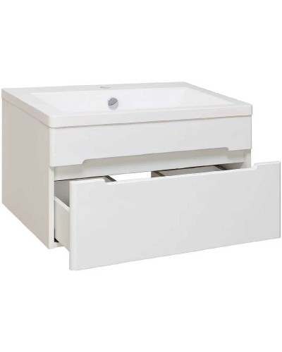 Тумба под раковину Runo Парма 60 00000001138 подвесная Белая