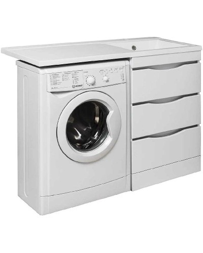 Тумба под раковину Runo Орион 120 УТ000003442 Белая