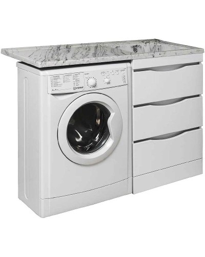 Тумба под раковину Runo Орион 120 УТ000003442 Белая