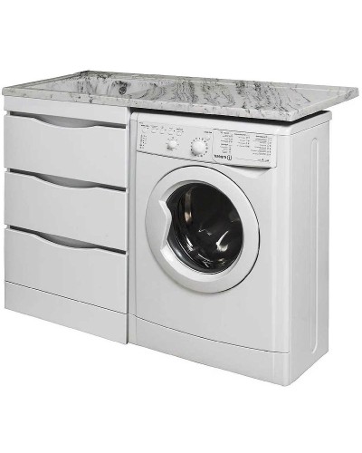 Тумба под раковину Runo Орион 120 УТ000003442 Белая