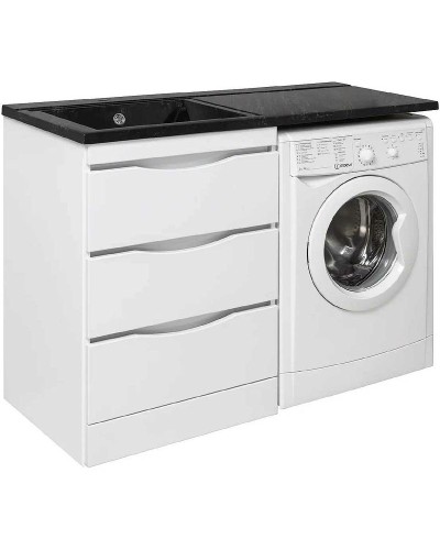 Тумба под раковину Runo Орион 120 УТ000003442 Белая