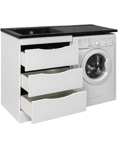 Тумба под раковину Runo Орион 120 УТ000003442 Белая