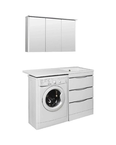 Тумба под раковину Runo Орион 120 УТ000003442 Белая