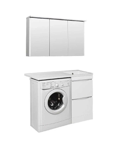 Тумба под раковину Runo Орион 105 00-00000145 Белая