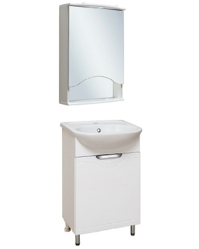 Тумба под раковину Runo Фортуна 50 00000001135 Белая