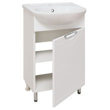 Тумба под раковину Runo Фортуна 50 00000001135 Белая