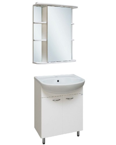 Тумба под раковину Runo Уют 60 00000000067 Белая