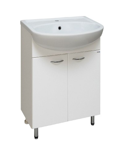 Тумба под раковину Runo Уют 55 00000000066 Белая