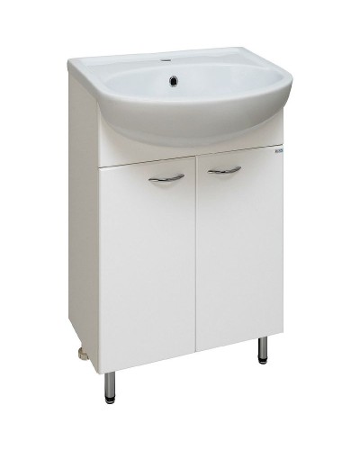 Тумба под раковину Runo Уют 50 00000000065 Белая