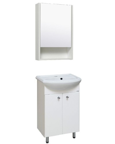Тумба под раковину Runo Уют 45 00000000064 Белая
