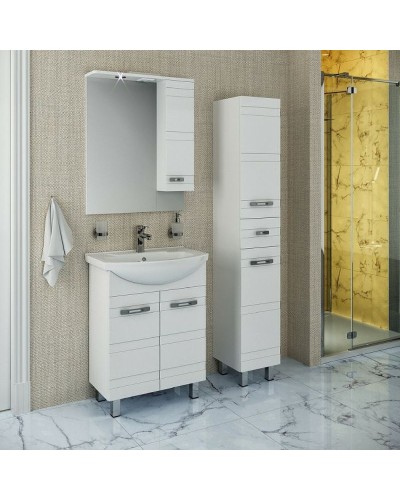 Тумба под раковину Runo Турин 65 УТ000002093 Белая