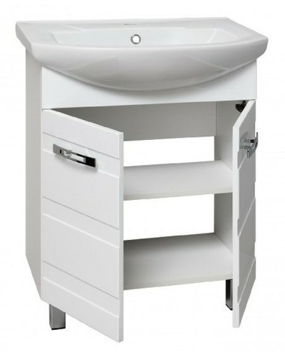 Тумба под раковину Runo Турин 65 УТ000002093 Белая