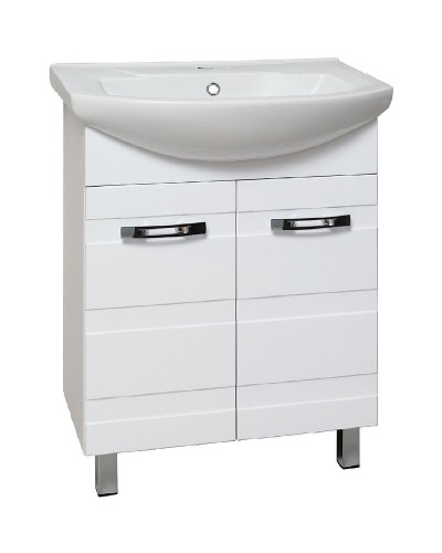 Тумба под раковину Runo Турин 65 УТ000002093 Белая