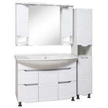 Тумба под раковину Runo Стиль 105 00000001118 Белая