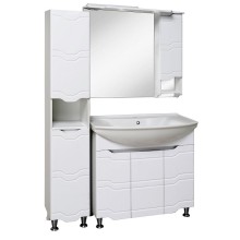 Тумба под раковину Runo Стиль 85 00000001113 Белая