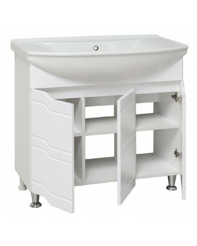 Тумба под раковину Runo Стиль 75 00000001127 Белая