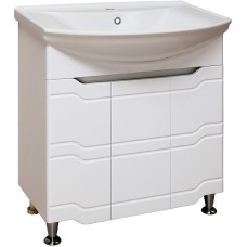 Тумба под раковину Runo Стиль 75 00000001127 Белая