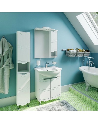 Тумба под раковину Runo Стиль 65 УТ000002338 Белая