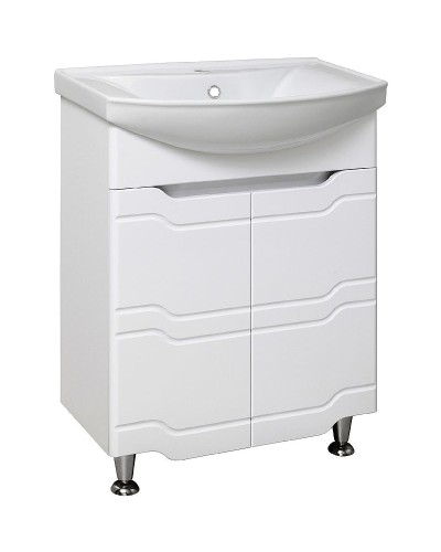 Тумба под раковину Runo Стиль 65 УТ000002338 Белая