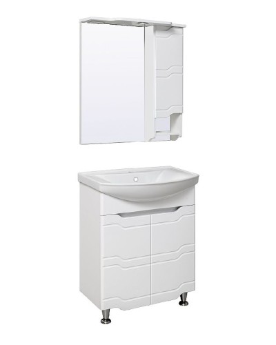 Тумба под раковину Runo Стиль 65 УТ000002338 Белая