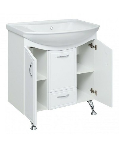 Тумба под раковину Runo Севилья 85 00000000597 Белая