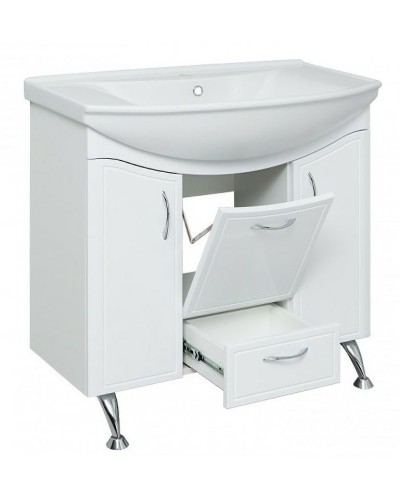 Тумба под раковину Runo Севилья 85 00000000597 Белая