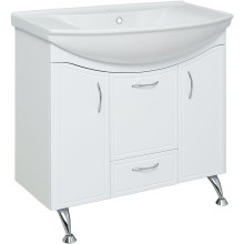 Тумба под раковину Runo Севилья 85 00000000597 Белая