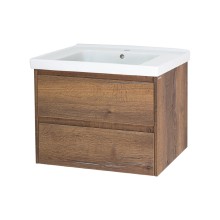 Dallas - 70 Тумба подвесная ДСП (Дуб Галифакс) / раковина