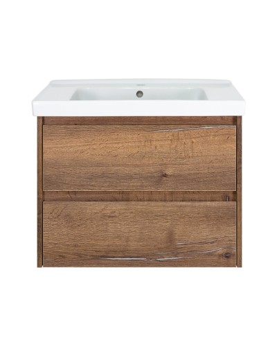 Dallas - 70 Тумба подвесная ДСП (Дуб Галифакс) / раковина