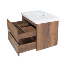 Dallas - 70 Тумба подвесная ДСП (Дуб Галифакс) / раковина