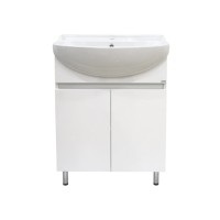 Амур - 60 Тумба напольная прямая (эмаль) / раковина