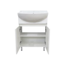 Амур - 60 Тумба напольная прямая (эмаль) / раковина