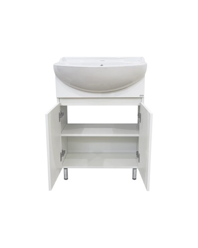 Амур - 60 Тумба напольная прямая (эмаль) / раковина