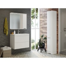 Атлантик - 60 Тумба подвесная с 2 ящ. закруг. края / раковина