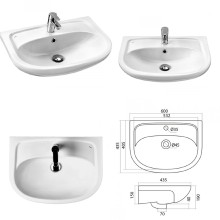 Смайл - 60 Тумба прямая / раковина