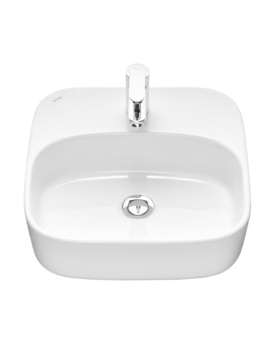 Респект -110 Тумба с 3 ящ. под стиральную машину правая (белая ПВХ/Дуб Тиссано) / раковина