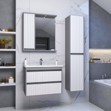 BALATON - 80 Тумба подвесная с 2 ящ. комбинированный / раковина