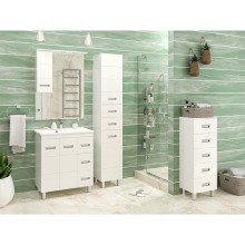 Селена -90 Тумба прямая с 3 ящ./ рак-на (компл.)