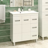 Селена -75 Тумба прямая с 3 ящ./ рак-на (компл.)