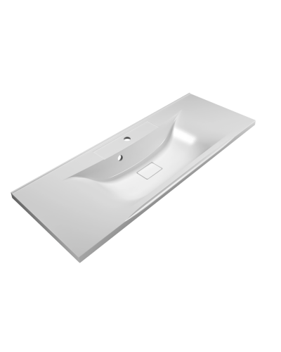 Амбра -100 тумба белая с 2 ящ. / раковина