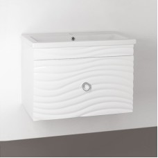 Тумба под раковину Style Line Вероника 80 подвесная Белая