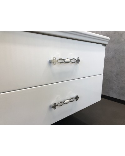 Тумба с раковиной Comforty Неаполь 100 00004139025 подвесная Белая