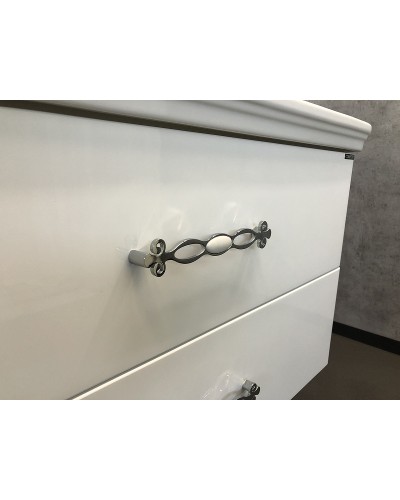 Тумба с раковиной Comforty Неаполь 100 00004139025 подвесная Белая