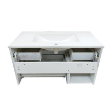 Тумба с раковиной Comforty Турин 90 00004147127 подвесная Дуб белый